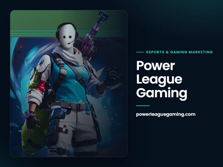 Power League Gaming website: esports and gaming marketing